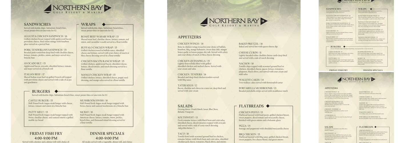 Island View Pub & Grille Menu