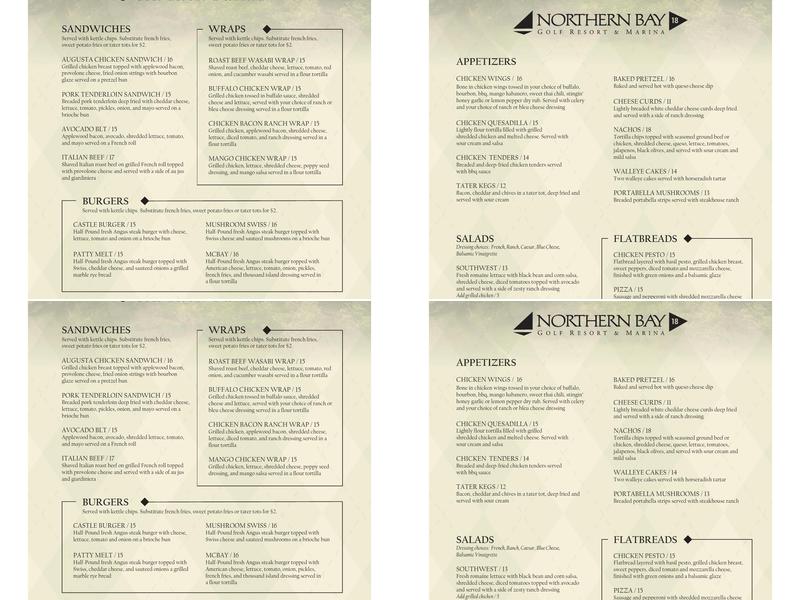 Island View Pub & Grille Menu