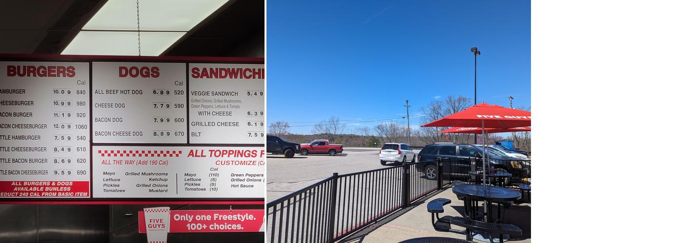 Five Guys Menu