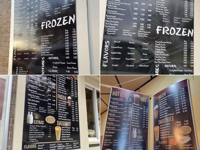 French Express Coffee House Menu