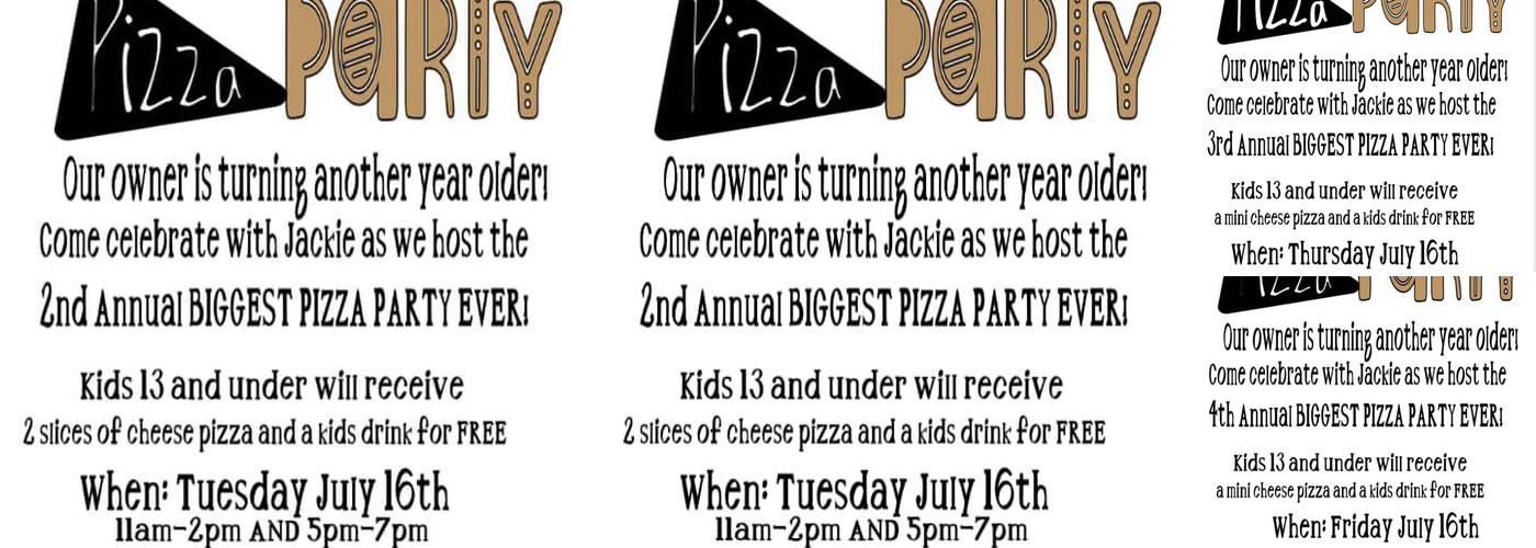 Simple Simon's Pizza Menu