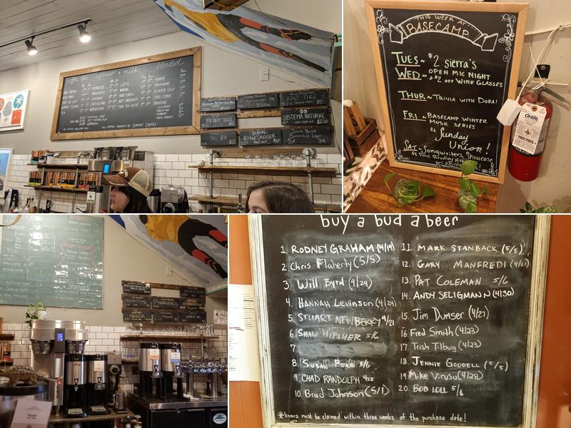 Summit Coffee Basecamp Menu