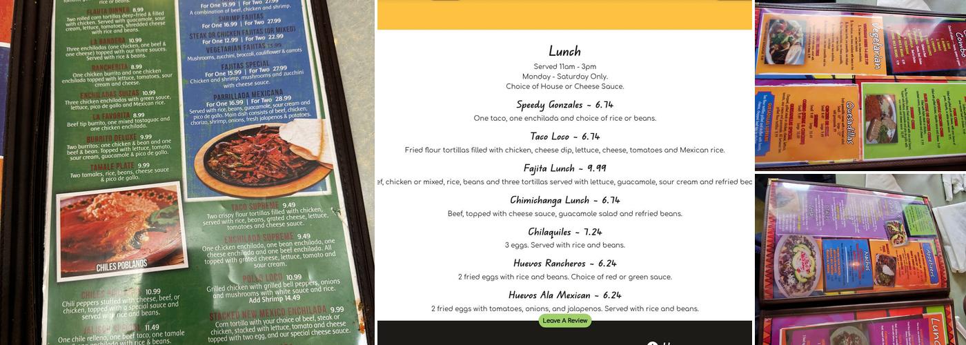 El Maguey Mexican Restaurant Menu