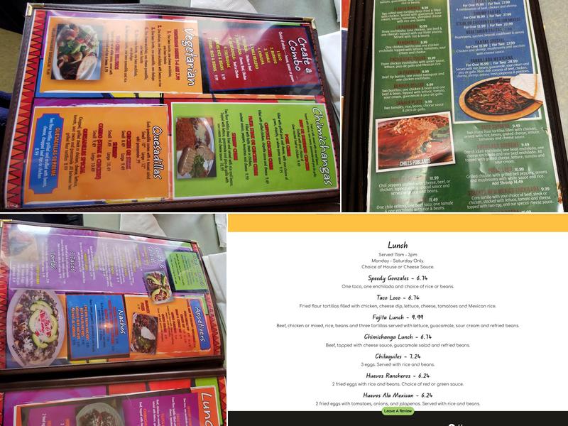 El Maguey Mexican Restaurant Menu