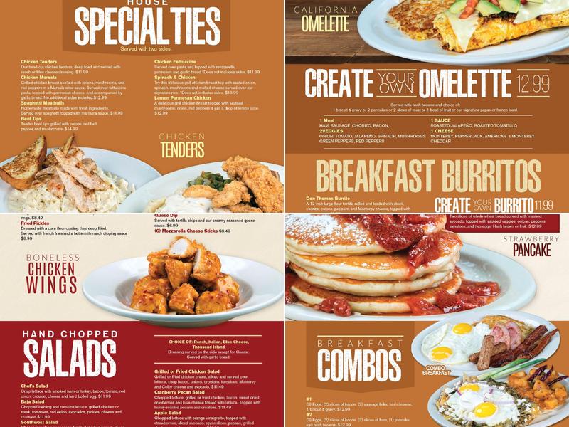 Thomas Restaurant Menu