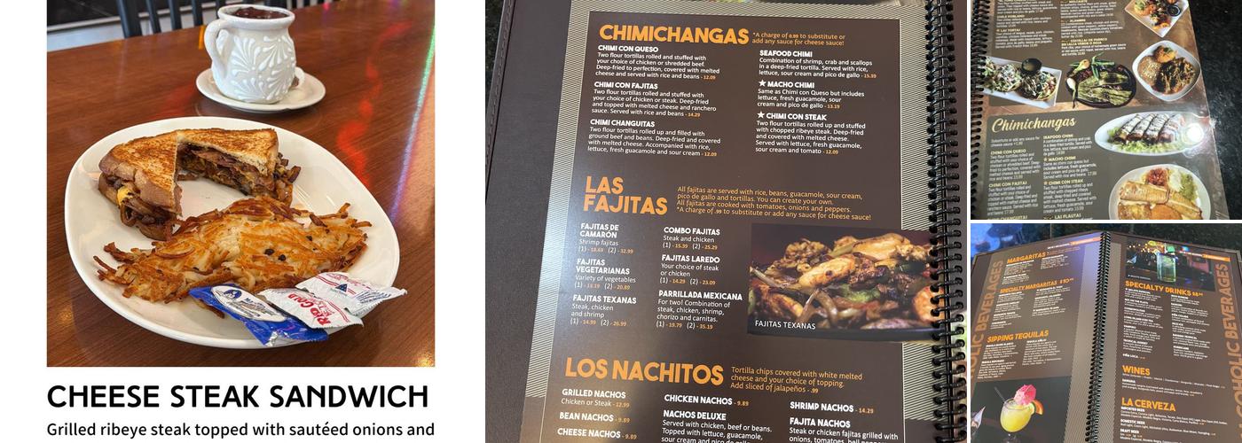 El Toro Menu