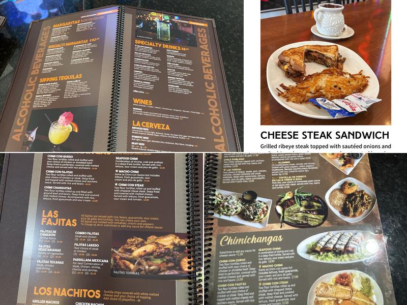 El Toro Menu