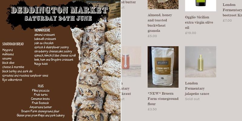 Forge House Bakery Menu