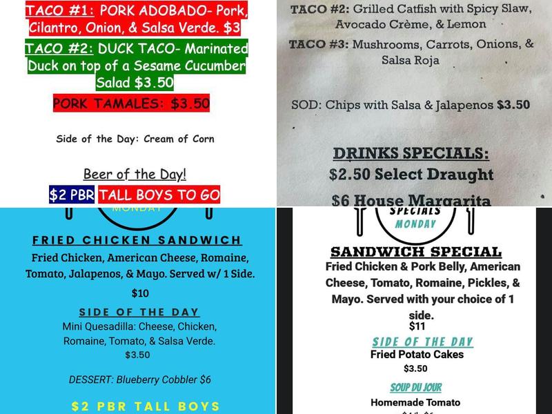 Bonfire BBQ & Catering Menu