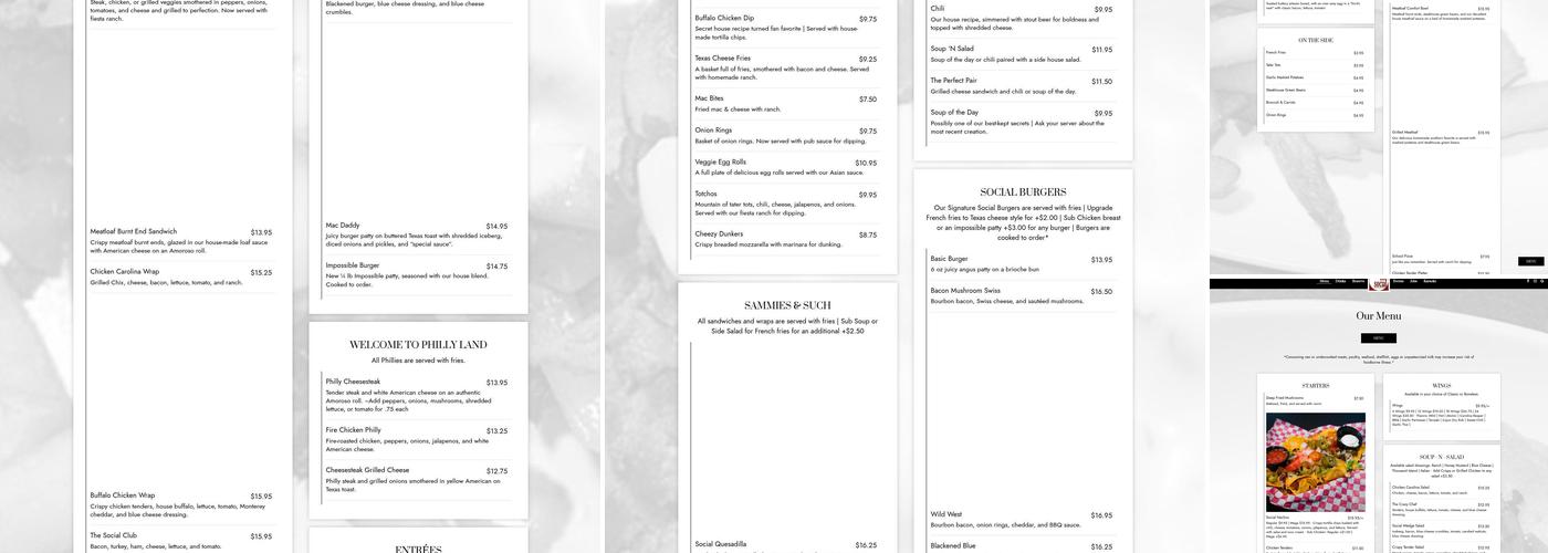The Social Menu