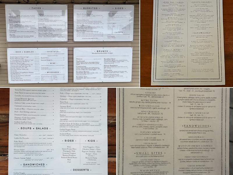 Eric Ericsson’s Fish Co Menu