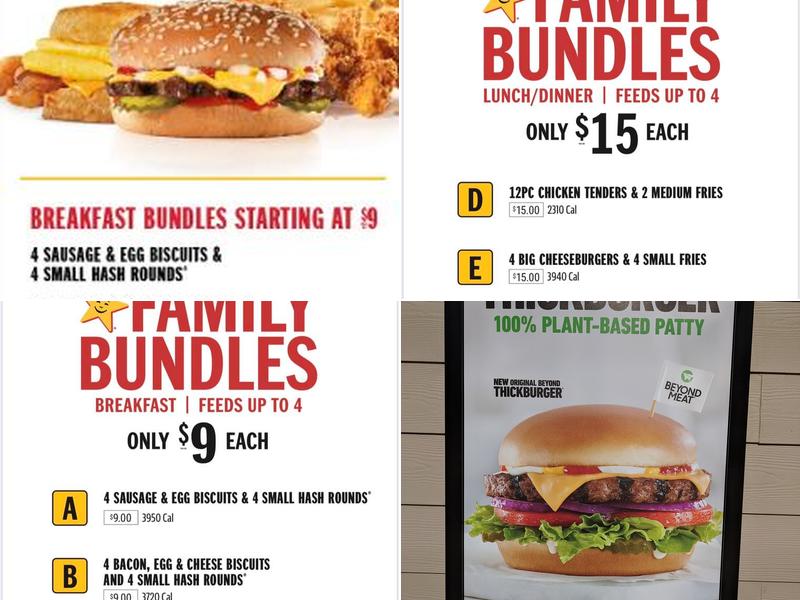 Hardee’s Menu