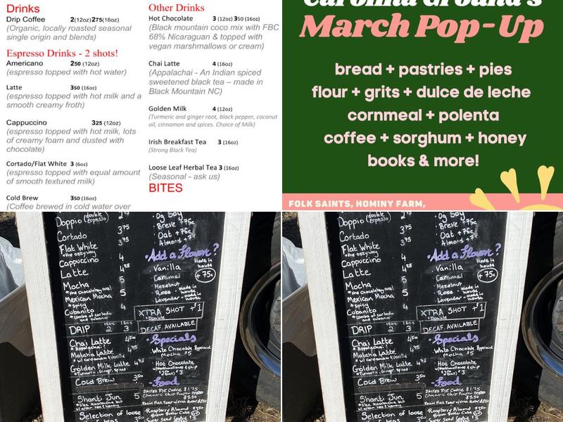 Le Bon Café Menu