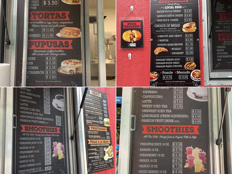 Local Buggy Cafe - Food Truck Menu