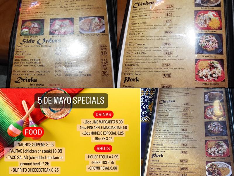 El Chapala Mexican Restaurant Menu
