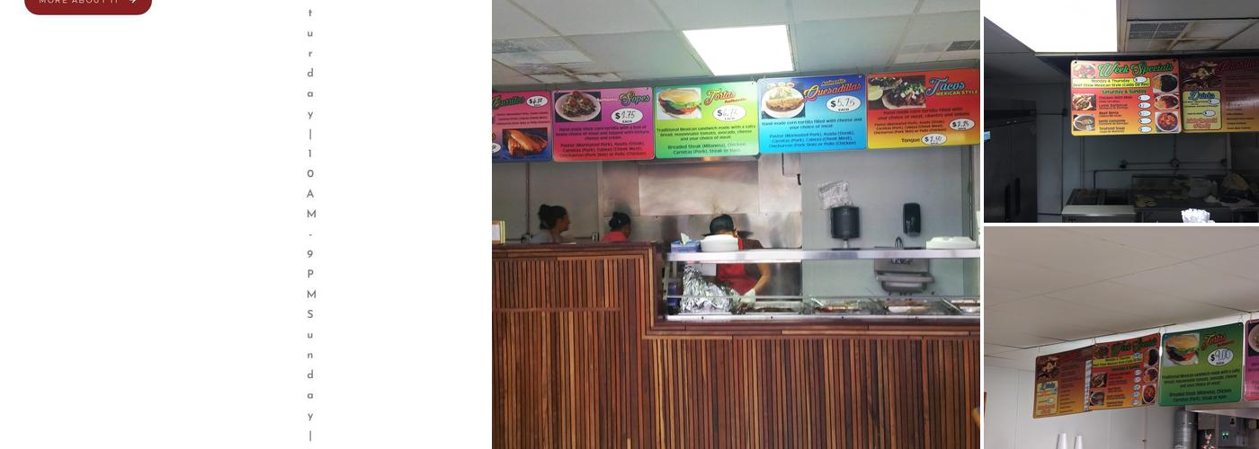 Taqueria Muñoz Menu