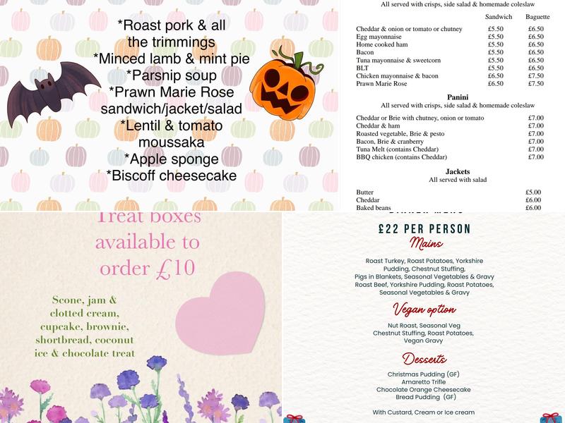 The Tea Rooms Menu