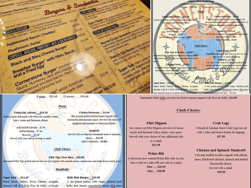 Cornerstone Menu