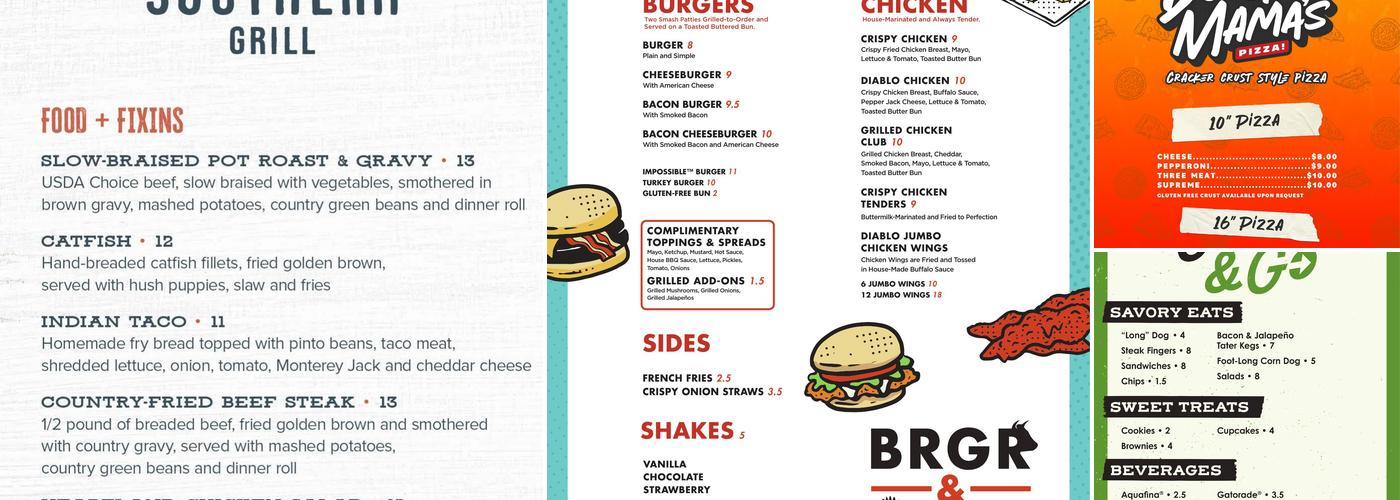 The Ramona Grill Menu