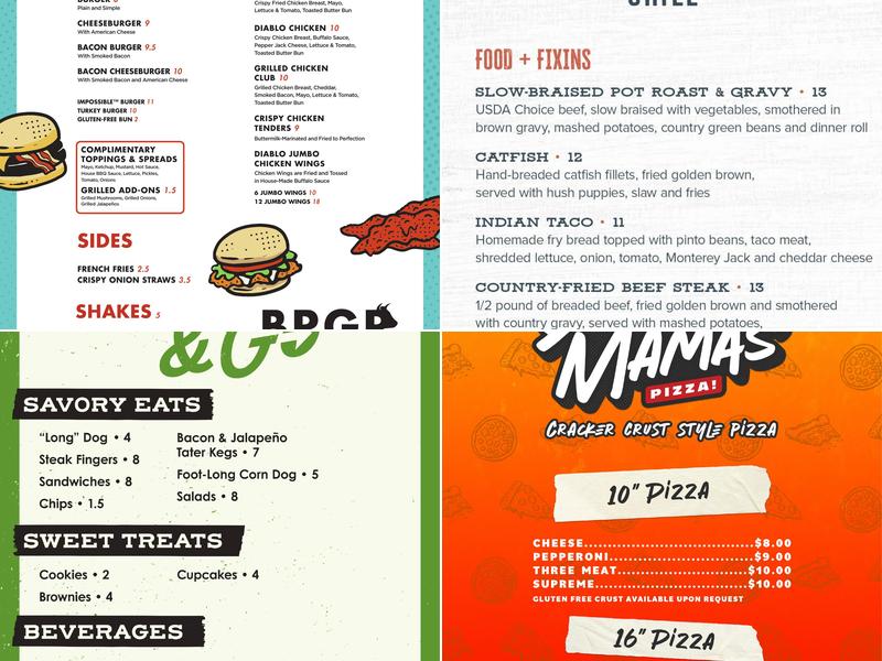 The Ramona Grill Menu