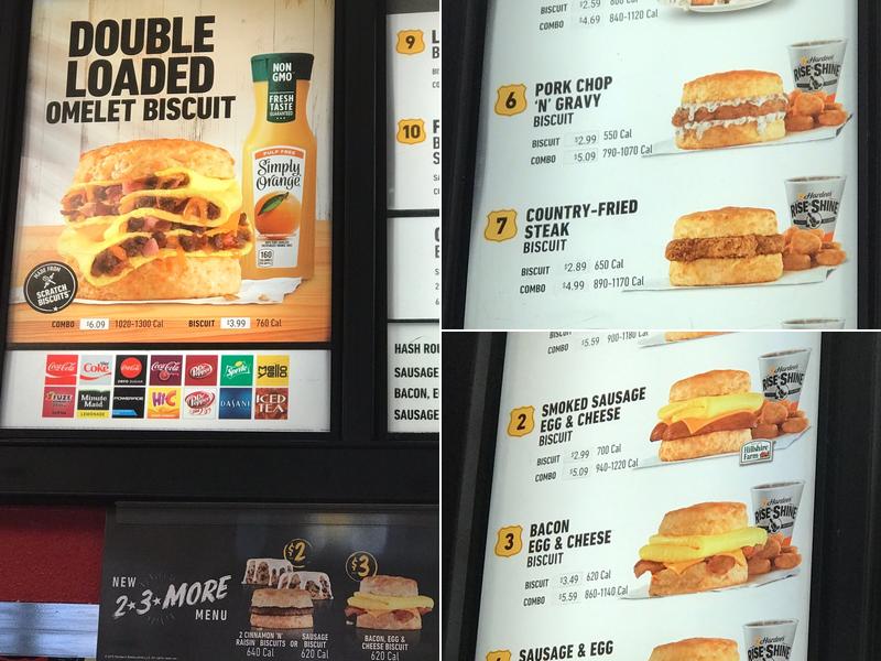 Hardee’s Menu