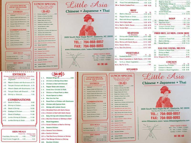 Little Asia Menu