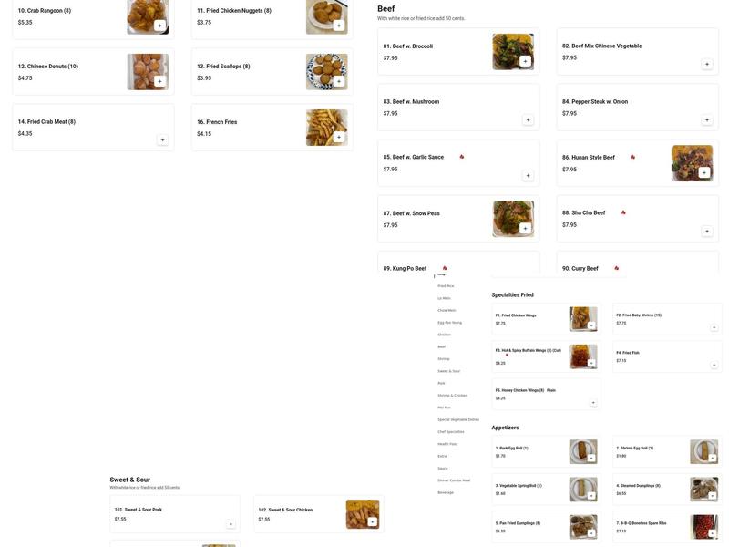 Panda Chinese Restaurant Menu