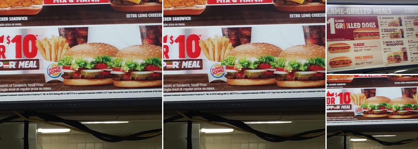 Burger King Menu