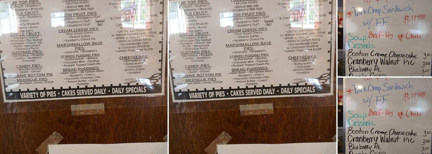 Mapleworks Cafe and Bar Menu