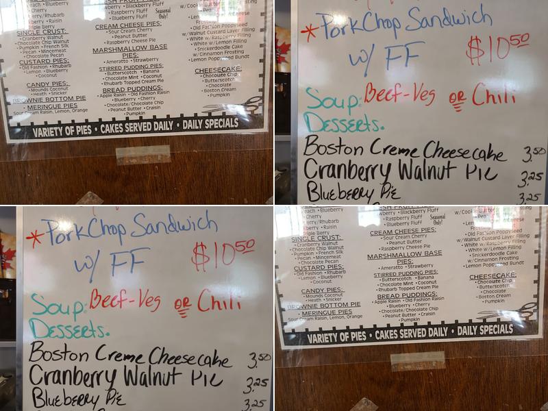 Mapleworks Cafe and Bar Menu