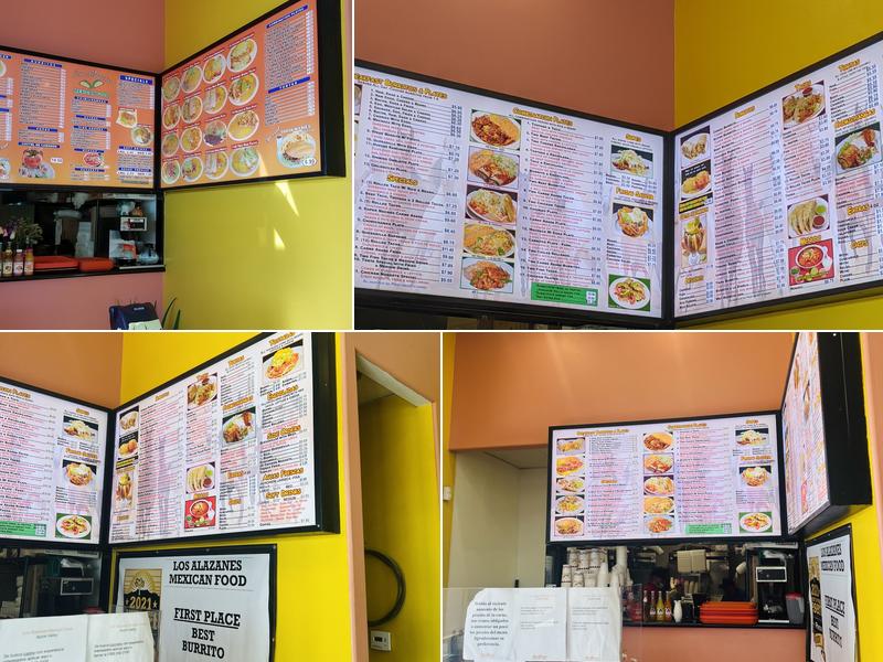 Los Alazanes Menu