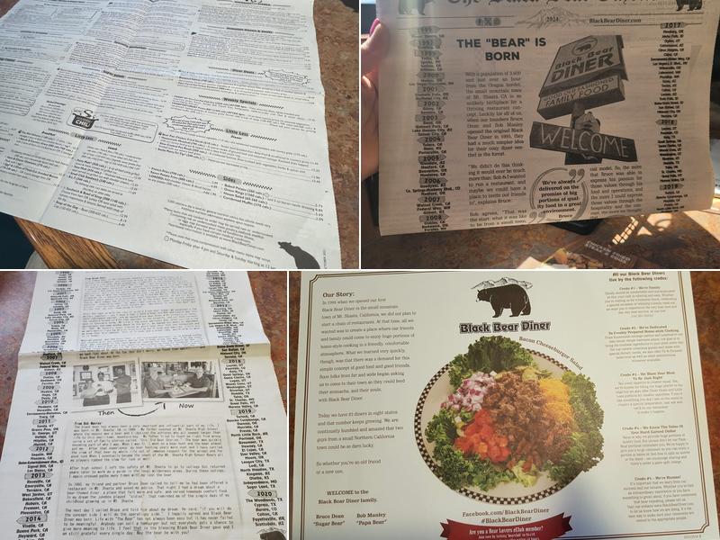 Black Bear Diner Barstow Menu