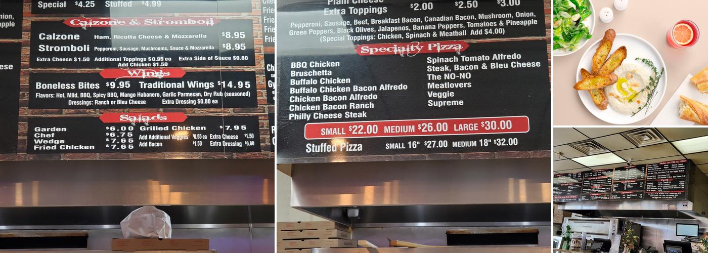 Empire Pizza Menu