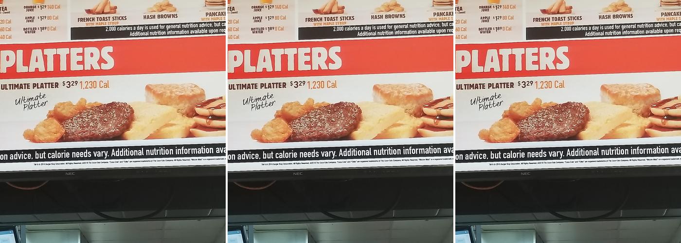 Burger King Menu