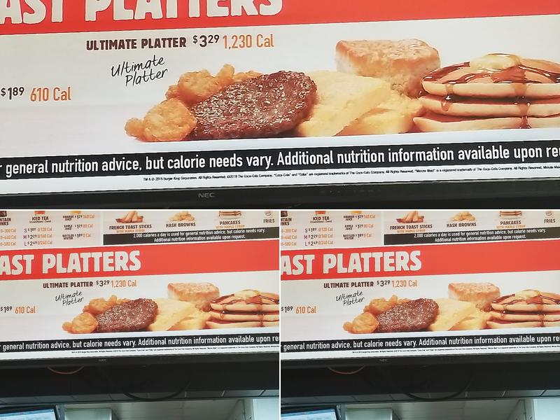 Burger King Menu