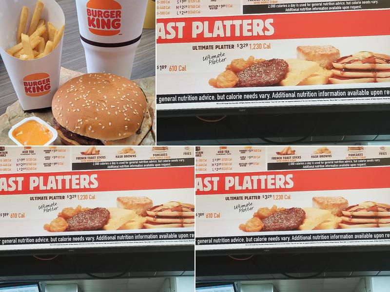 Burger King Menu