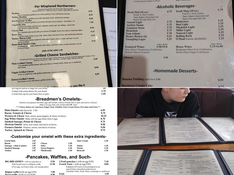 Breadman’s Menu