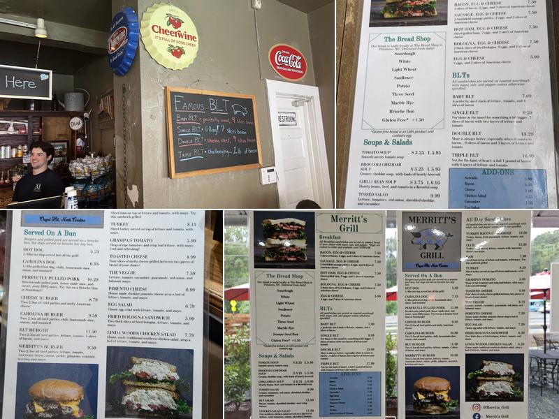 Merritt's Grill Menu