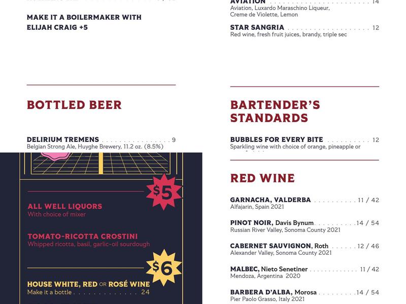 Little Star Pizza Menu