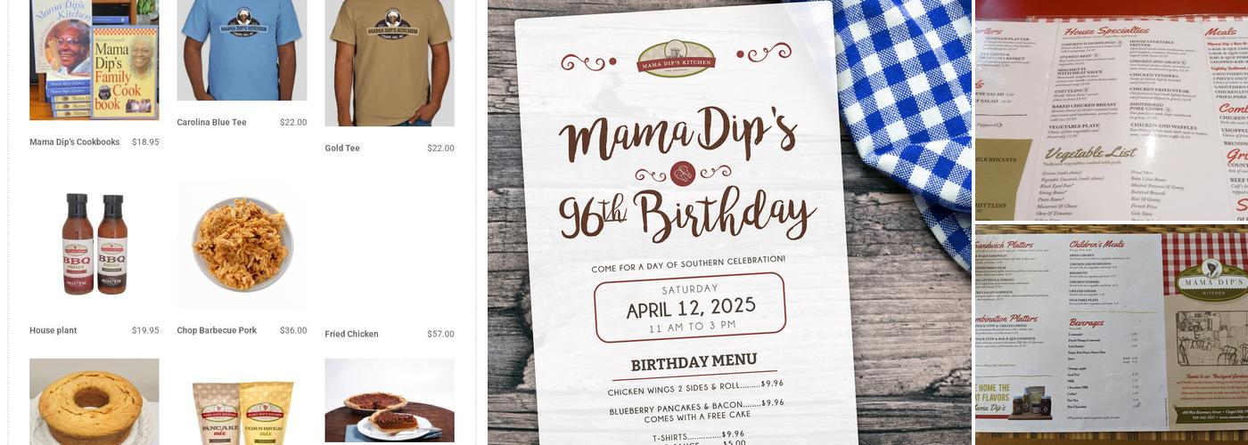 Mama Dip's Kitchen Menu