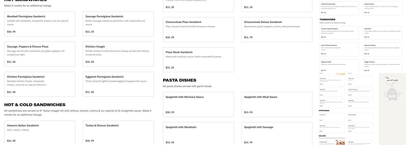 Ruffino's Pizza & Subs Menu