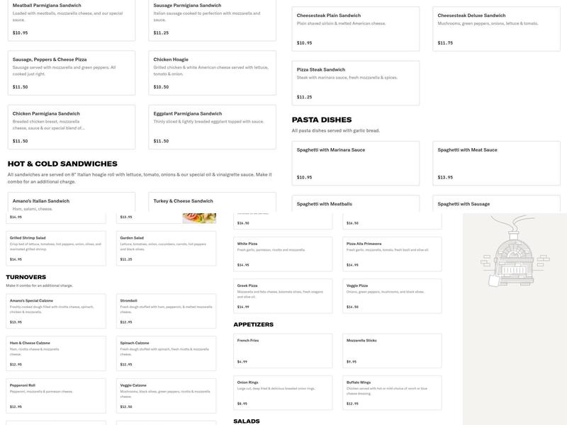 Ruffino's Pizza & Subs Menu