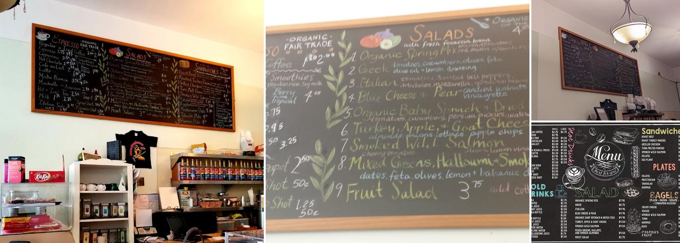 Mudrakers Café Menu