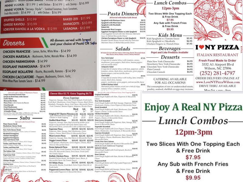 Armando's Pizza and Tacos of Wilson Menu