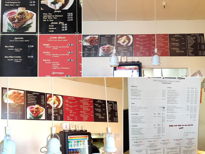 Rickshaw Chinese Restaurant Menu