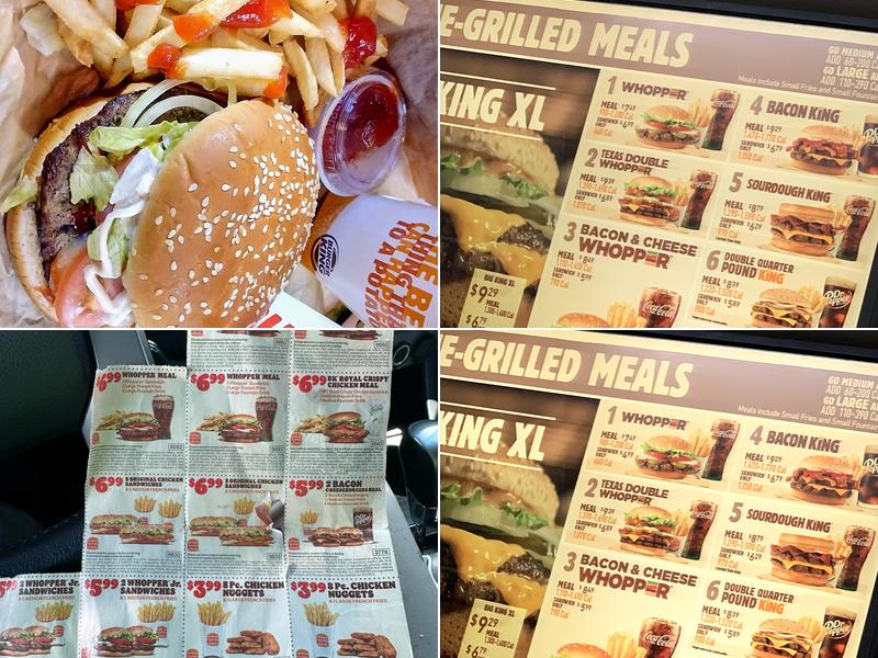 Burger King Menu