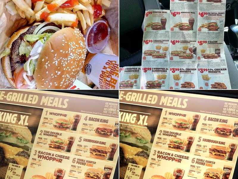 Burger King Menu
