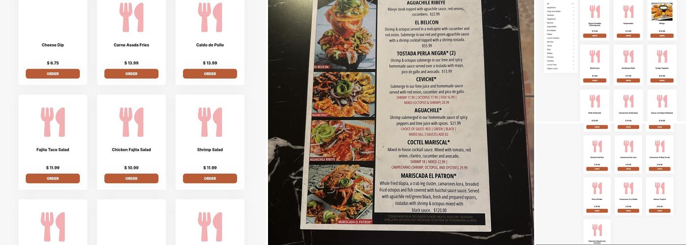 San Jose Mexican Restaurant Menu