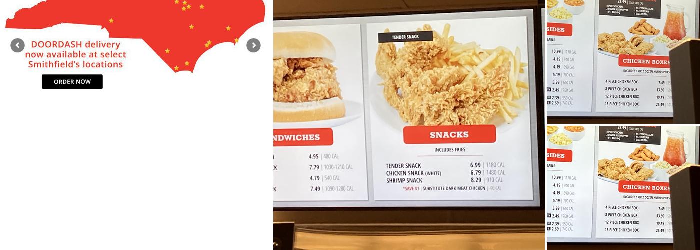 Smithfield's Chicken 'N Bar-B-Q Menu