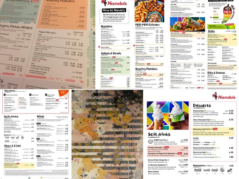 Nando's Harrow - Station Road Menu